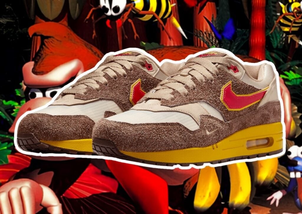 Nike Air Max 1 Low Poly “Donkey Kong” (Big Head Origins) erscheint im März 2025.