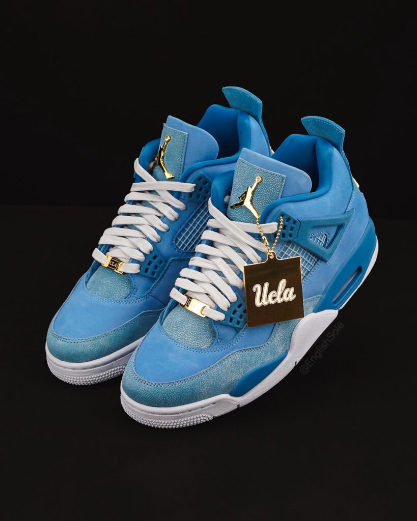 DETAILLIERTER BLICK: Air Jordan 4 UCLA Bruins PE (2025)