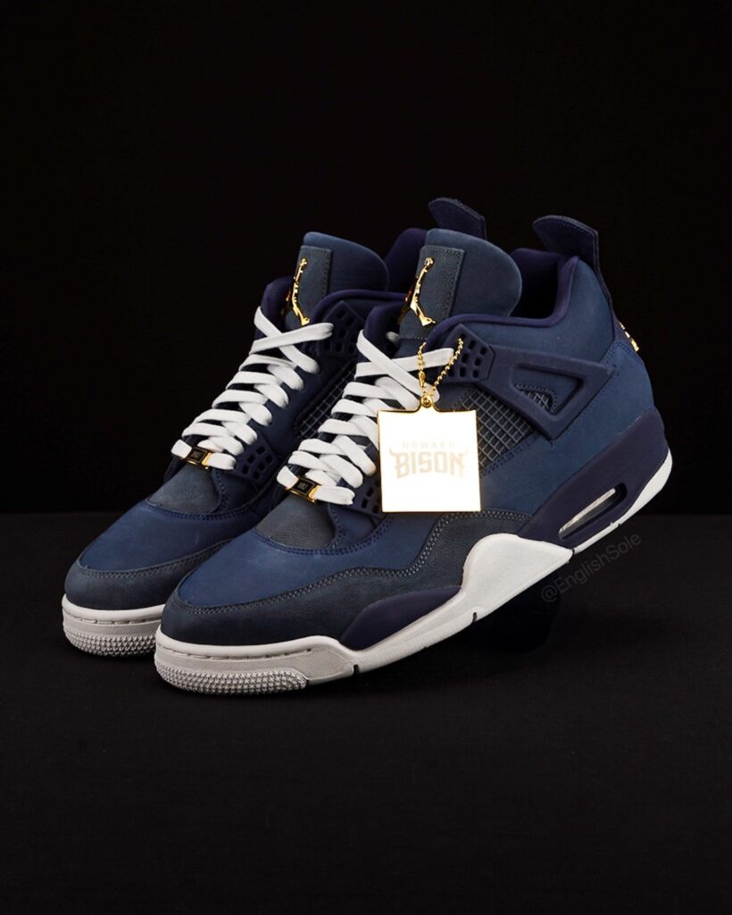 DETAILLIERTE ANSICHT: Air Jordan 4 "Howard University" 2025 PE