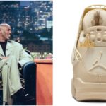 Dieser exklusive Air Jordan 4 für Damen kommt mit abnehmbaren Anhängern.