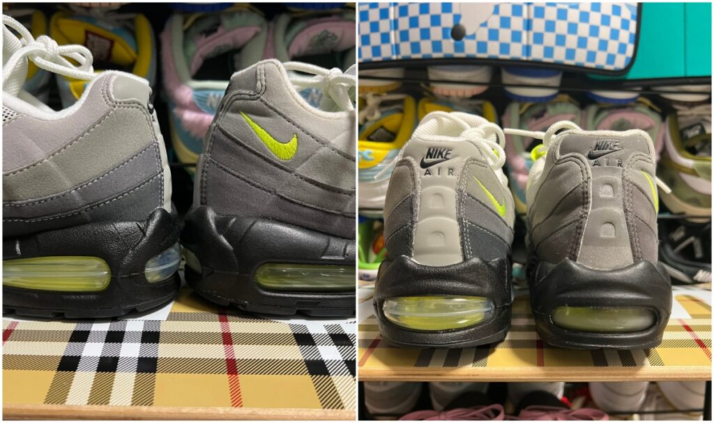 So vergleicht sich Nikes neuer und verbesserter "Big Bubble" Air Max 95 mit aktuellen Modellen