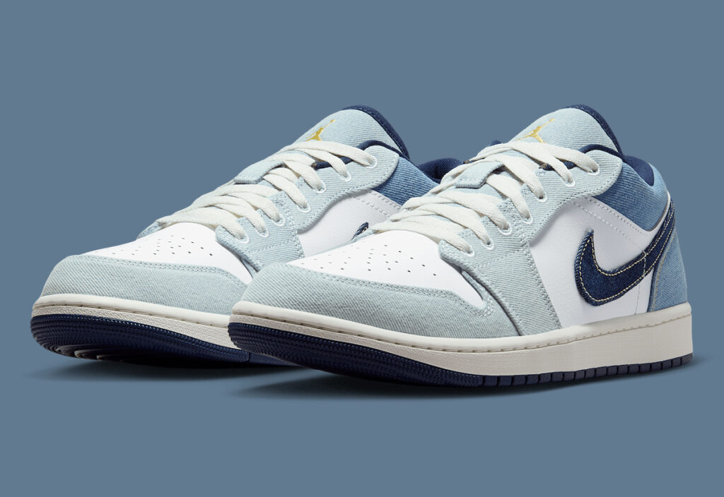 Der Air Jordan 1 Low "Denim" erscheint im Sommer 2025.