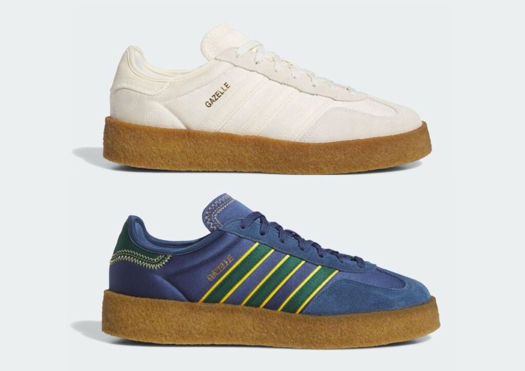 Die CLOT x adidas Gazelle „Silk“ Pack Kollektion erscheint diese Woche.