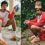 Bad Bunny deutet eine „Unity Orange“ adidas Gazelle an.