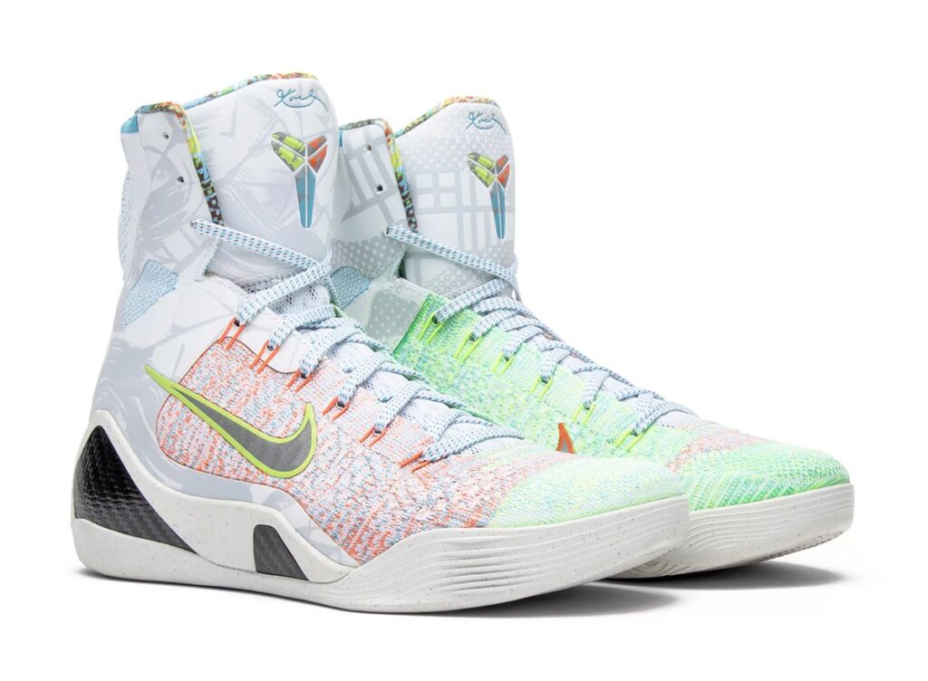 Die Nike Kobe 9 Elite High Protro „What The“ erscheint im Mai 2025.