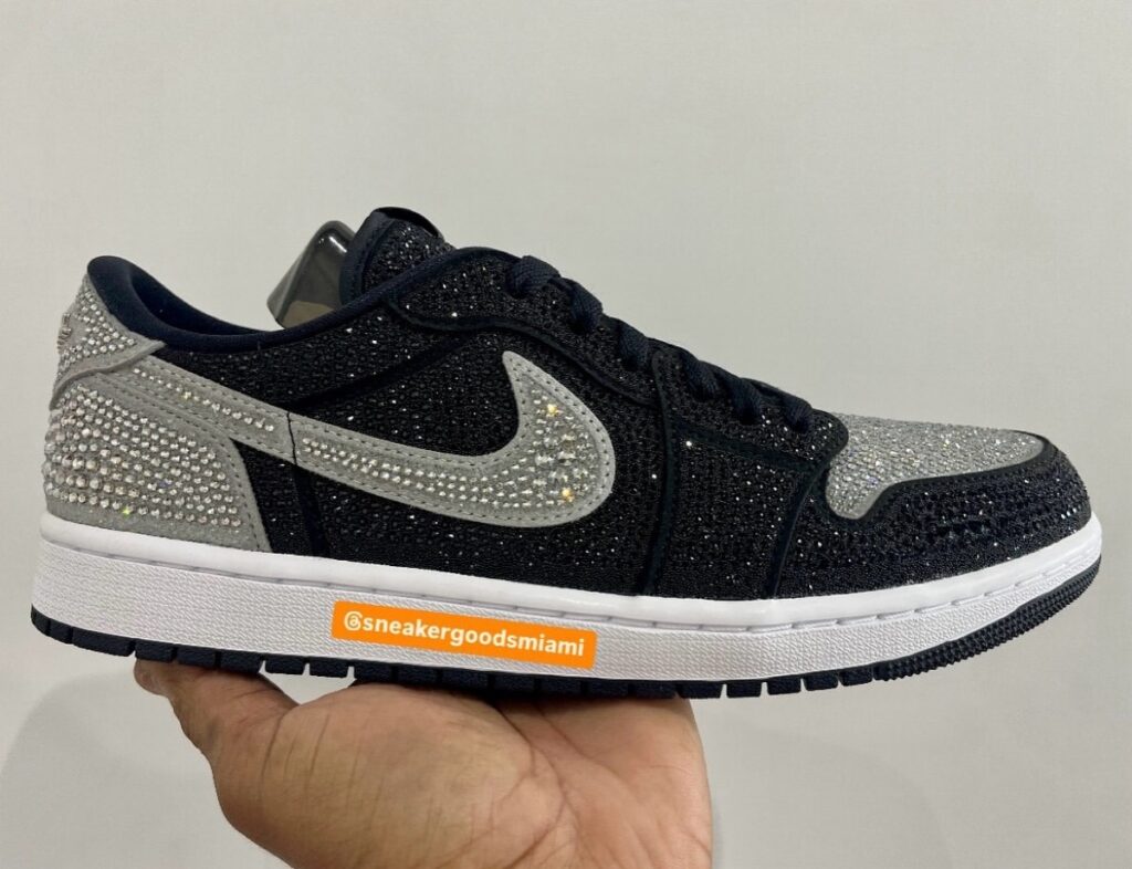 ERSTER BLICK: Swarovski x Air Jordan 1 Low „Shadow“