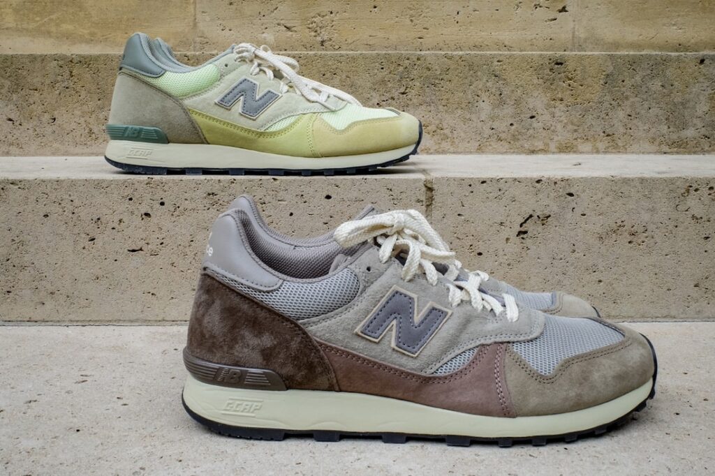 Die AURALEE x New Balance 475 Pack-Kollektion erscheint diese Woche.
