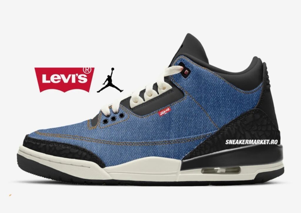 Levi’s und Jordan kommen wieder zusammen für einen Air Jordan 3 im Jahr 2026.