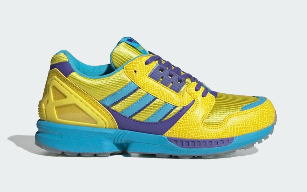 "atmos dreht die Aqua adidas ZX 8000 für die nächste G-SNK-Veröffentlichung um."